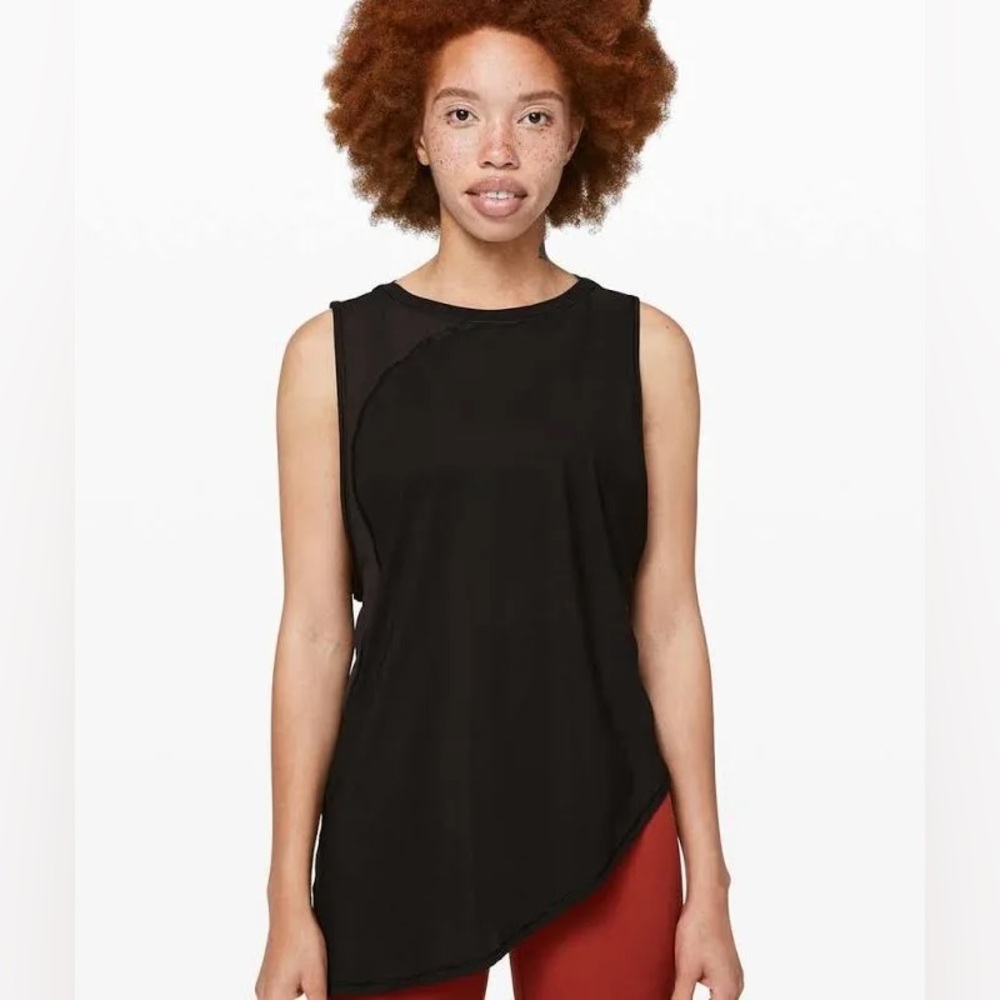 Lululemon Strength In Stance Asymmetrical Tank top size 8